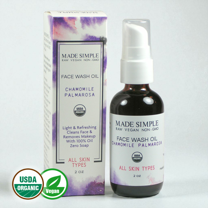 Chamomile Palmarosa Face Wash by Made Simple - Non-toxic, SLOW rated product free from harmful chemicals