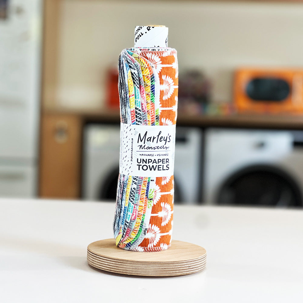 UNpaper Towels: Marley's Mix - 12 Count by Marley's Monsters - Non-toxic, GO rated product free from harmful chemicals