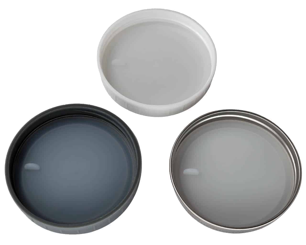 Leak Proof Platinum Silicone Sealing Lid by Mason Jar Lifestyle - Non-toxic, SLOW rated product free from harmful chemicals