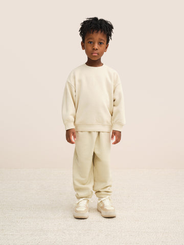 Mini Organic Fleece Crew Neck Sweatshirt by MATE The Label - Non-toxic, GO rated product free from harmful chemicals