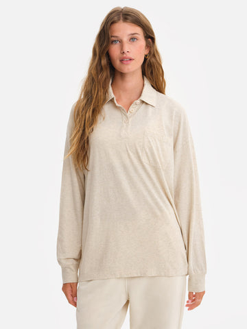 Organic Cotton Polo Tee by MATE The Label - Non-toxic, GO rated product free from harmful chemicals