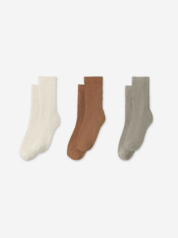 Organic Cotton Sock 3 Pack by MATE The Label - Non-toxic Clothing product rated STOP by Million Marker, free from BPA, phthalates, and parabens