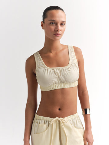 Organic Poplin Cropped Top by MATE The Label - Non-toxic Clothing product rated GO by Million Marker, free from BPA, phthalates, and parabens
