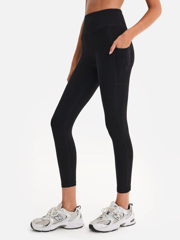Organic Stretch Midi Legging With Pockets by MATE The Label - Non-toxic, GO rated product free from harmful chemicals