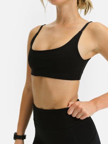 Organic Stretch Scoop Bra by MATE The Label - Non-toxic Clothing product rated GO by Million Marker, free from BPA, phthalates, and parabens