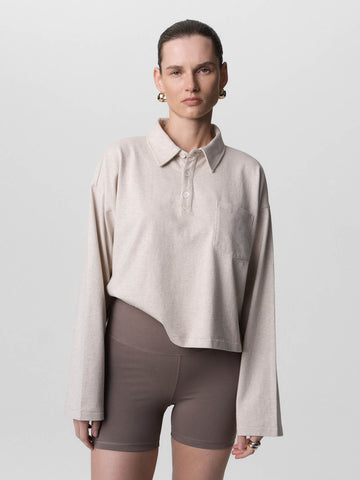 Organic Structured Cotton Polo by MATE The Label - Non-toxic Clothing product rated GO by Million Marker, free from BPA, phthalates, and parabens