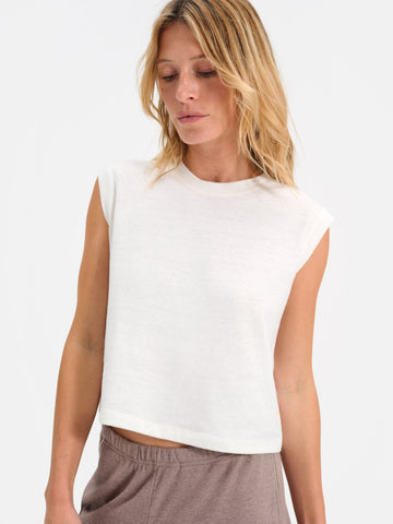 Regenerative Hemp Muscle Tank by MATE The Label - Non-toxic Clothing product rated GO by Million Marker, free from BPA, phthalates, and parabens