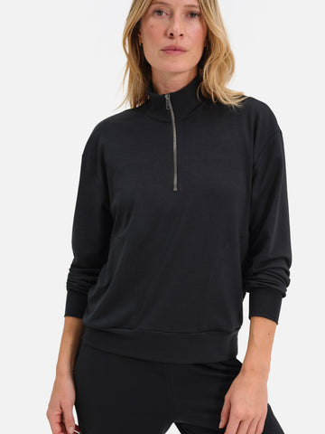 Seacell Tencel Quarter Zip Pullover by MATE The Label - Non-toxic Clothing product rated SLOW by Million Marker, free from BPA, phthalates, and parabens