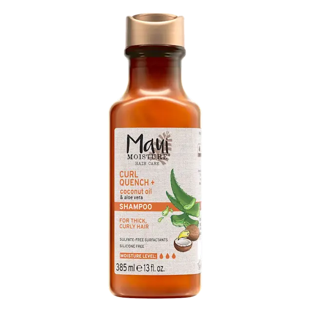 Curl Quench + Coconut Oil Shampoo by Maui MOISTURE - Non-toxic, STOP rated product free from harmful chemicals
