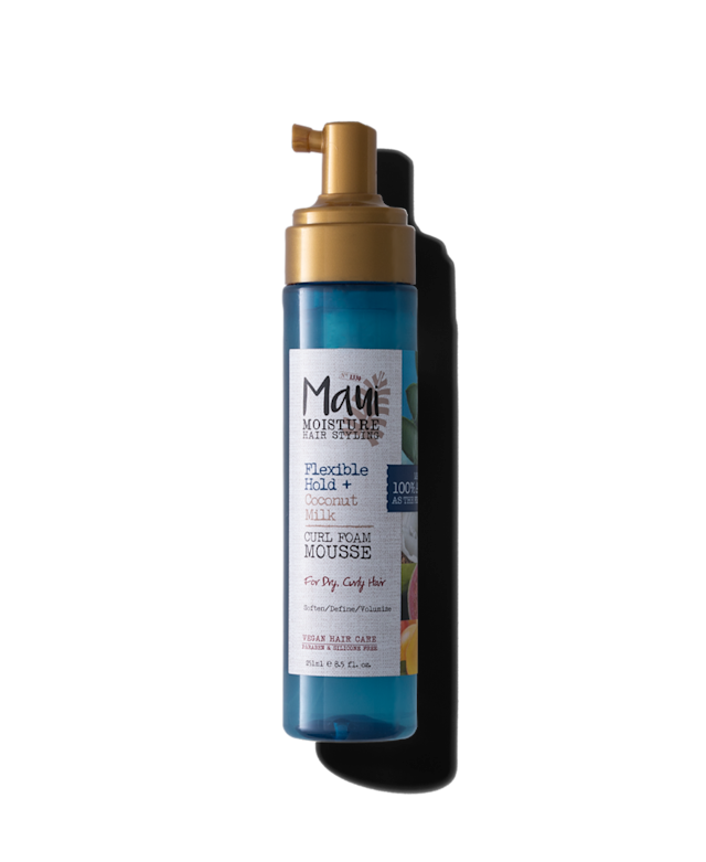 Flexible Hold + Coconut Milk Curl Foam Mousse by Maui MOISTURE - Non-toxic, STOP rated product free from harmful chemicals