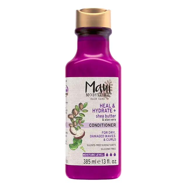 Heal & Hydrate + Shea & Butter Aloe Vera Conditioner by Maui MOISTURE - Non-toxic, STOP rated product free from harmful chemicals