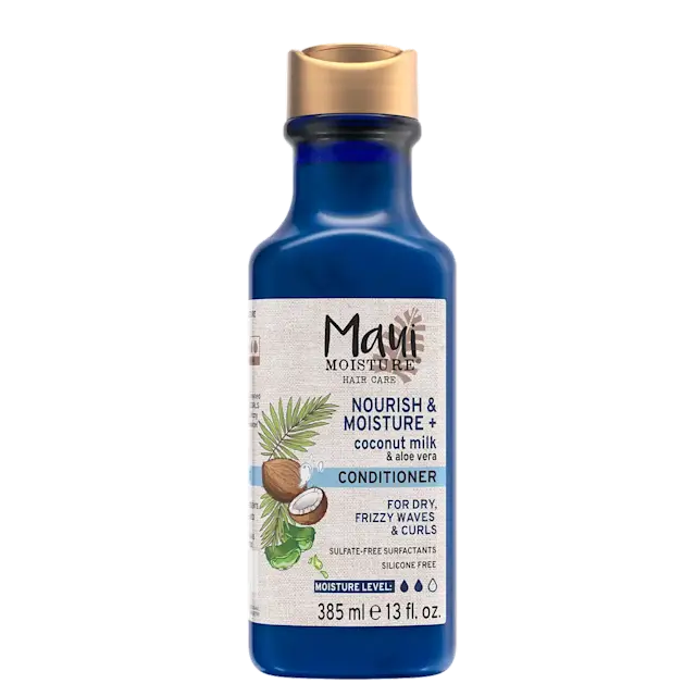 Nourish & Moisture + Coconut Milk & Aloe Vera Conditioner by Maui MOISTURE - Non-toxic, STOP rated product free from harmful chemicals