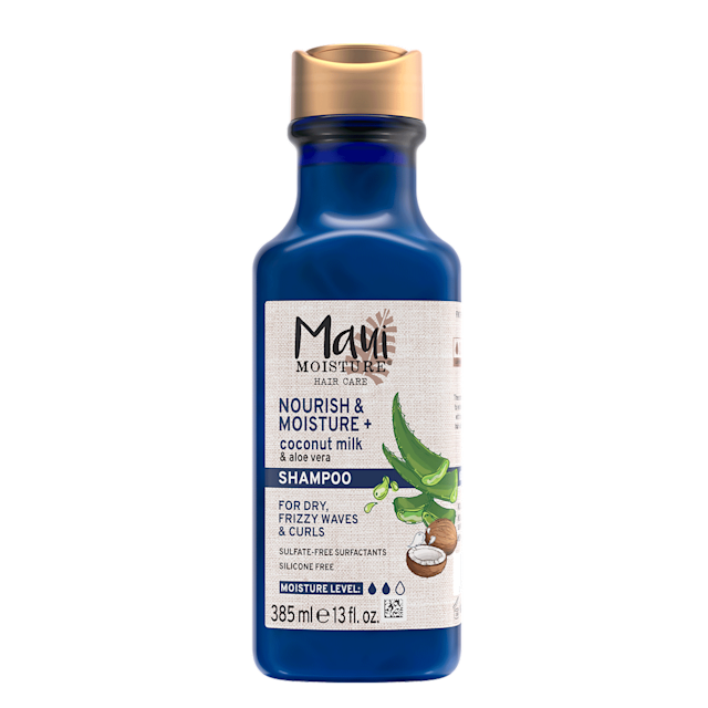 Nourish & Moisture + Coconut Milk & Aloe Vera Shampoo by Maui MOISTURE - Non-toxic, STOP rated product free from harmful chemicals