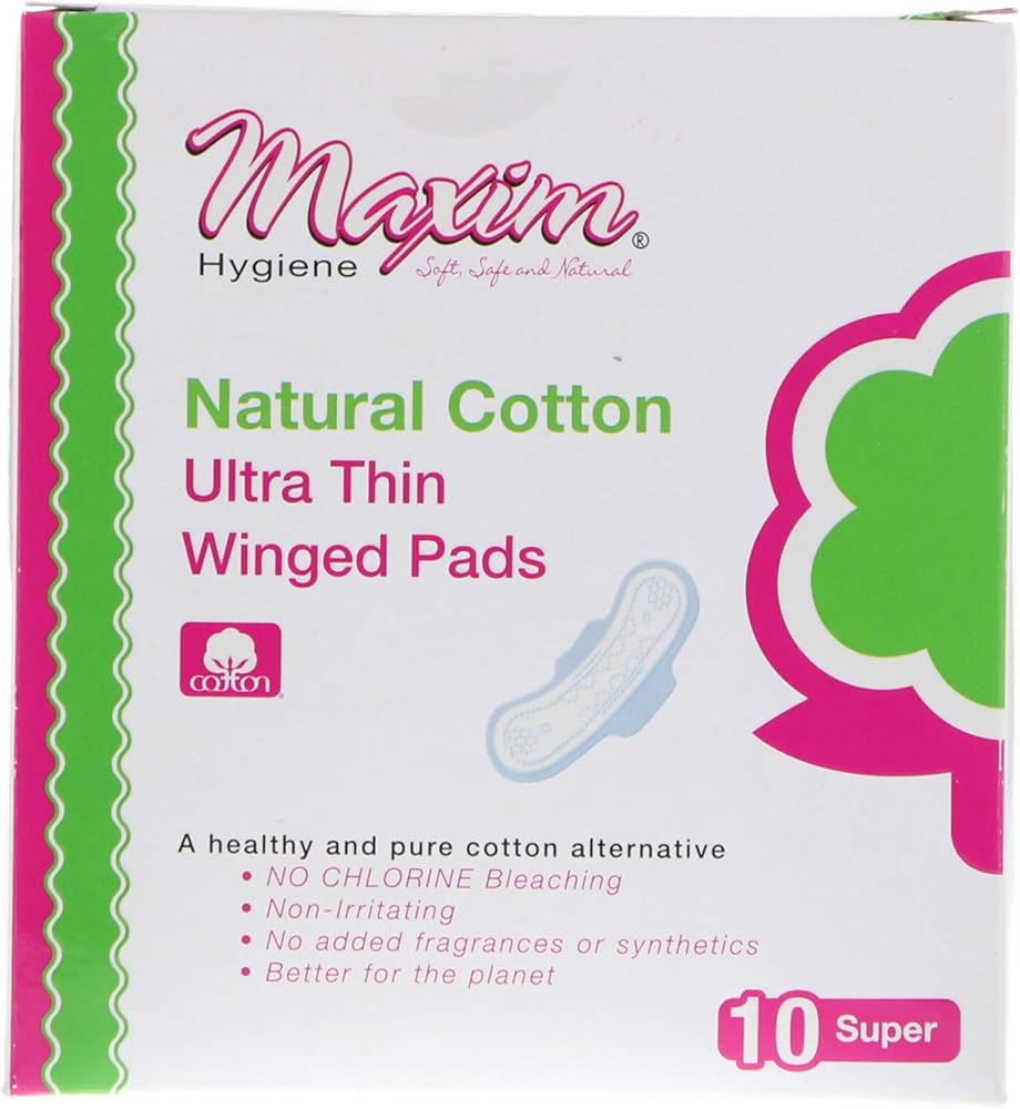 Maxim Maxim Natural Cotton Maxi Pad with Wings