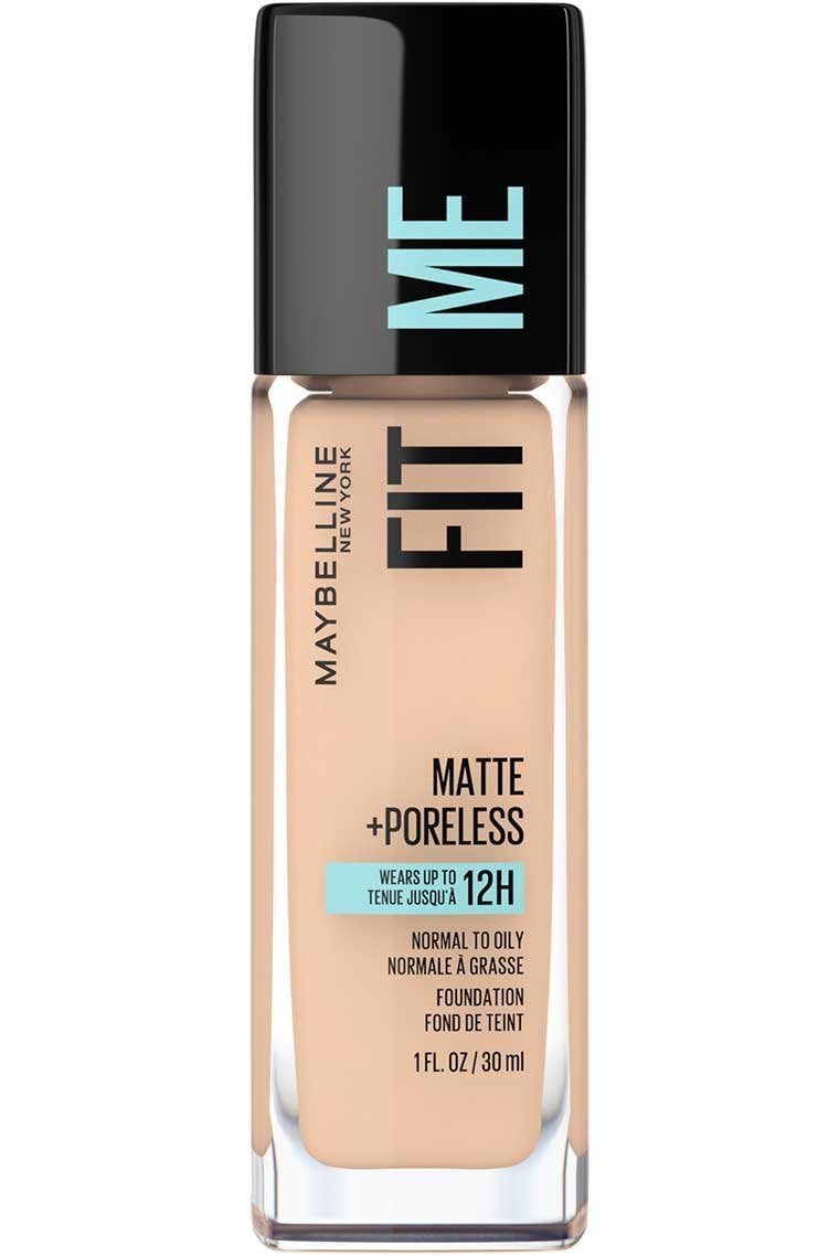 FIT ME Matte + Poreless Foundation by MAYBELLINE NEW YORK - Non-toxic Cosmetics product rated STOP by Million Marker, free from BPA, phthalates, and parabens