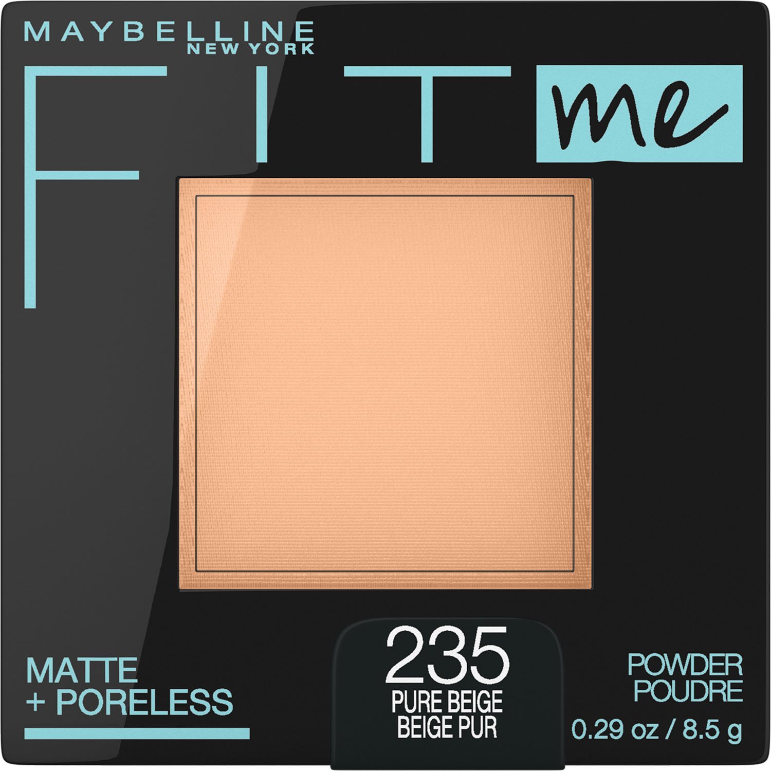 Fit Me Matte + Poreless Powder Foundation by MAYBELLINE NEW YORK - Non-toxic Cosmetics product rated STOP by Million Marker, free from BPA, phthalates, and parabens