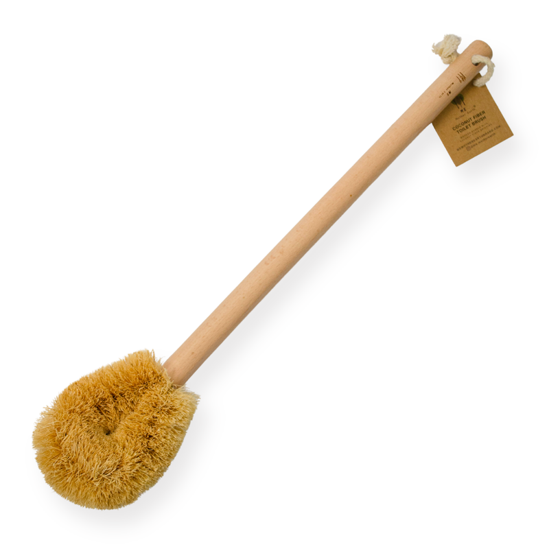 Coconut Toilet Brush by Me Mother Earth - Non-toxic, GO rated product free from harmful chemicals