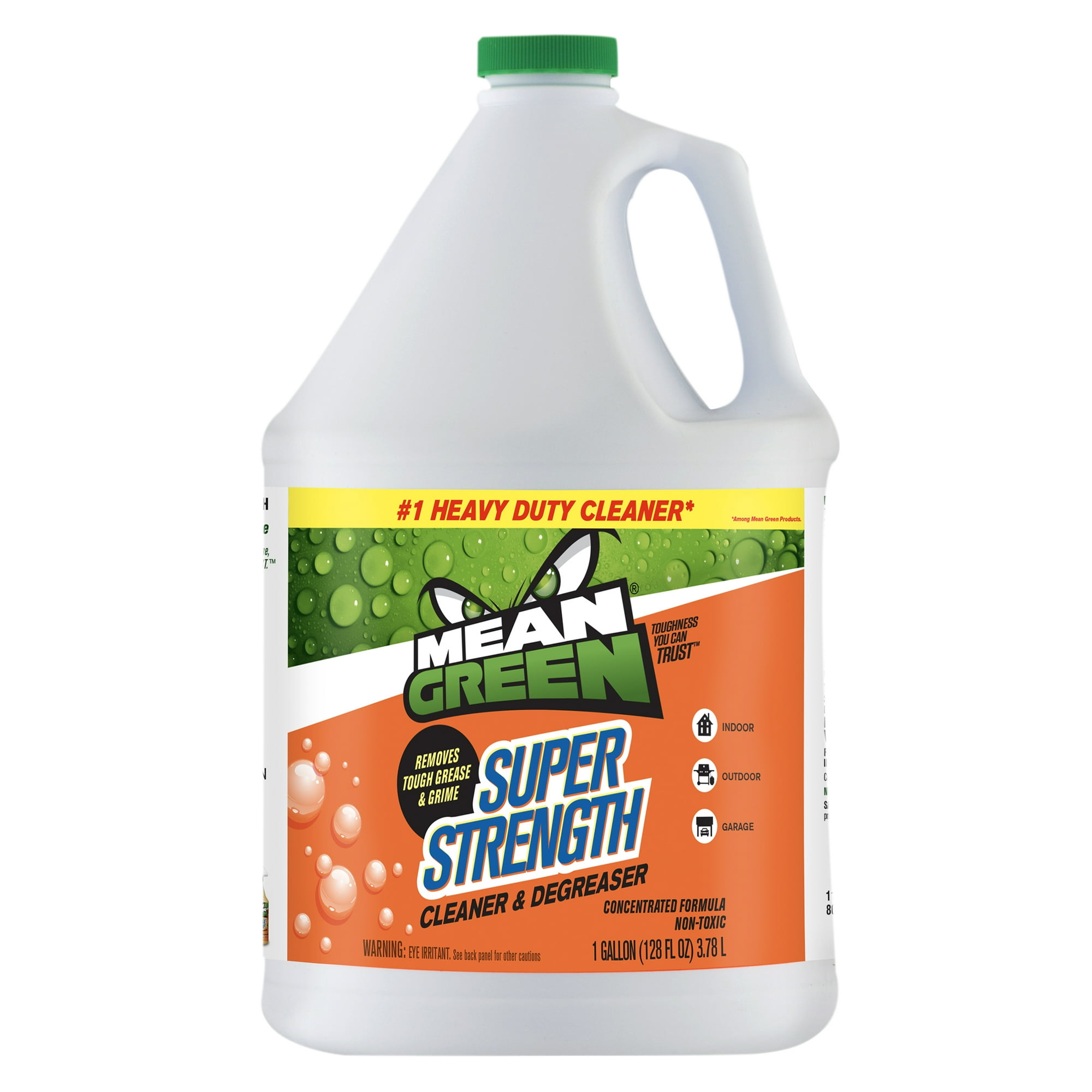 Super Strength Cleaner & Degreaser by MEAN GREEN - Non-toxic Household Cleaning Products product rated STOP by Million Marker, free from BPA, phthalates, and parabens