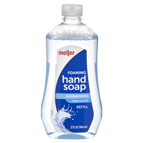 Foaming Antibacterial Hand Soap - Fresh Scent by meijer - Non-toxic, STOP rated product free from harmful chemicals