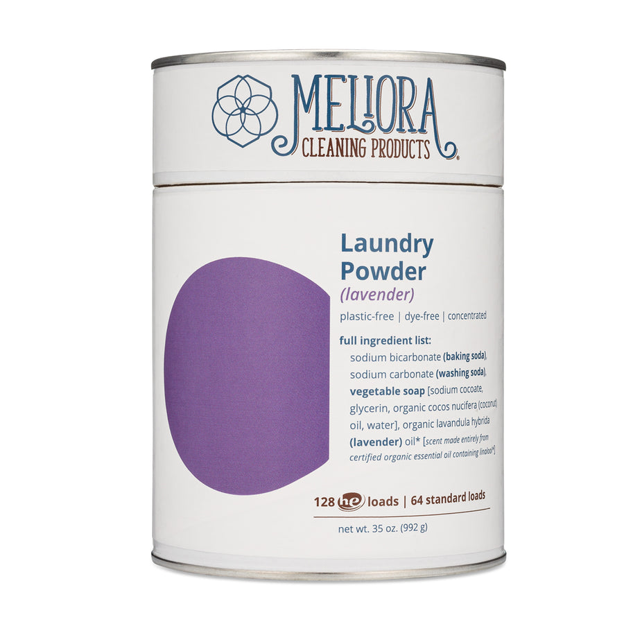Laundry Powder Detergent - Lavender by Meliora - Non-toxic, SLOW rated product free from harmful chemicals