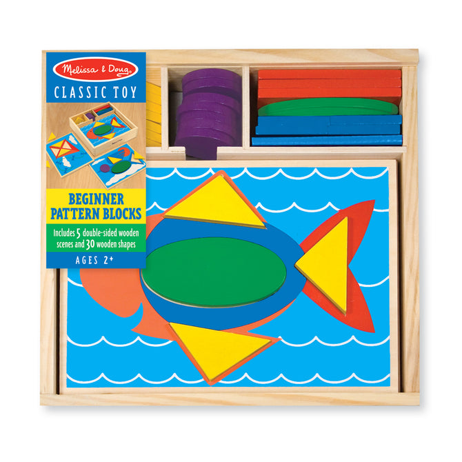 Beginner Pattern Blocks by Melissa & Doug - Non-toxic Toys product rated SLOW by Million Marker, free from BPA, phthalates, and parabens