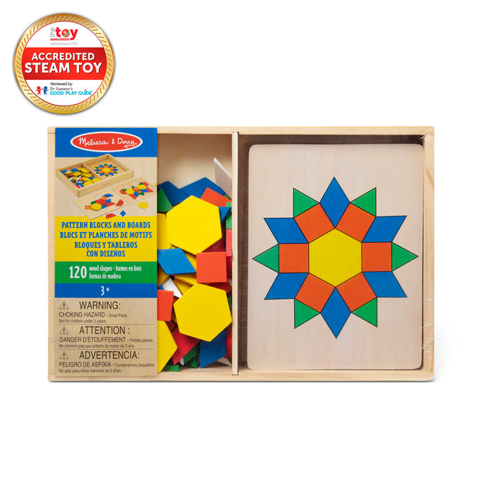 Pattern Blocks and Boards by Melissa & Doug - Non-toxic Toys product rated SLOW by Million Marker, free from BPA, phthalates, and parabens