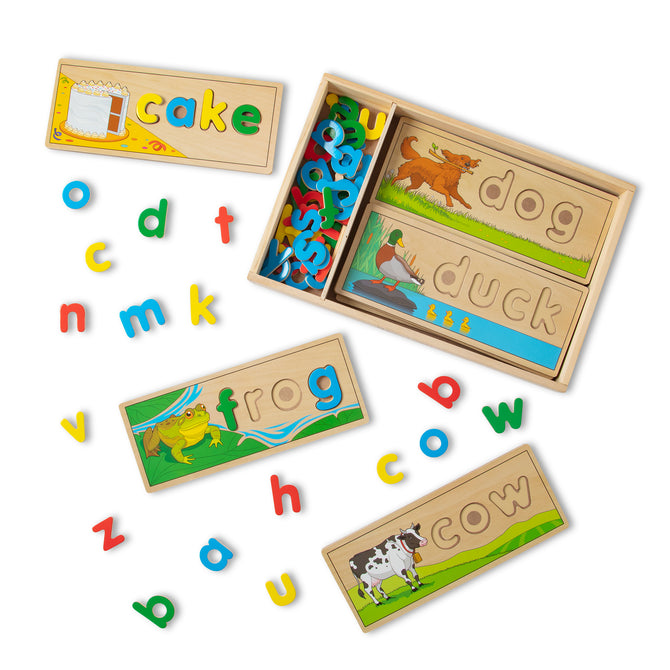 See & Spell Learning Toy by Melissa & Doug - Non-toxic, SLOW rated product free from harmful chemicals