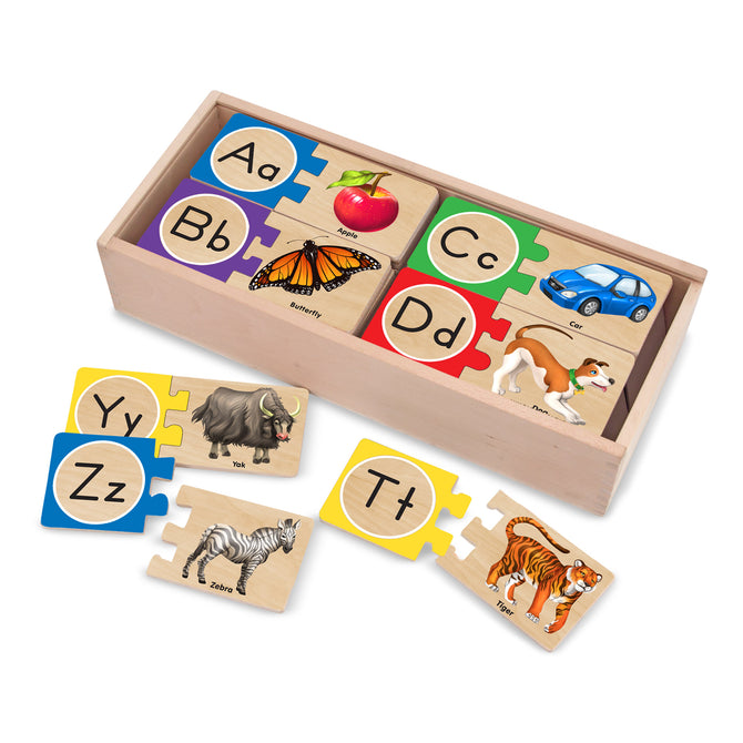 Self-Correcting Letter Puzzles by Melissa & Doug - Non-toxic, SLOW rated product free from harmful chemicals
