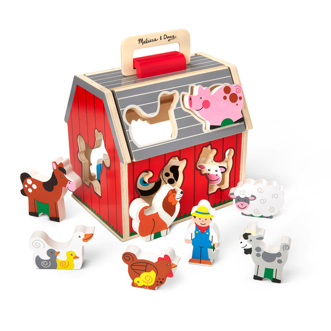 Take-Along Sorting Barn by Melissa & Doug - Non-toxic Toys product rated SLOW by Million Marker, free from BPA, phthalates, and parabens