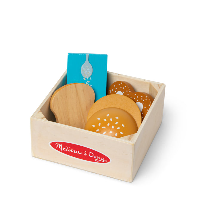 Wooden Food Groups Play Set – Grains by Melissa & Doug - Non-toxic, SLOW rated product free from harmful chemicals