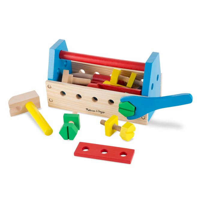Wooden Take-Along Tool Kit by Melissa & Doug - Non-toxic, SLOW rated product free from harmful chemicals