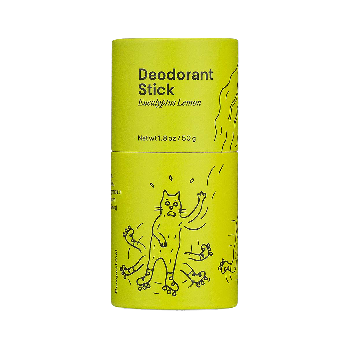 Deodorant Stick - Eucalyptus Lemon by meow meow tweet - Non-toxic, SLOW rated product free from harmful chemicals