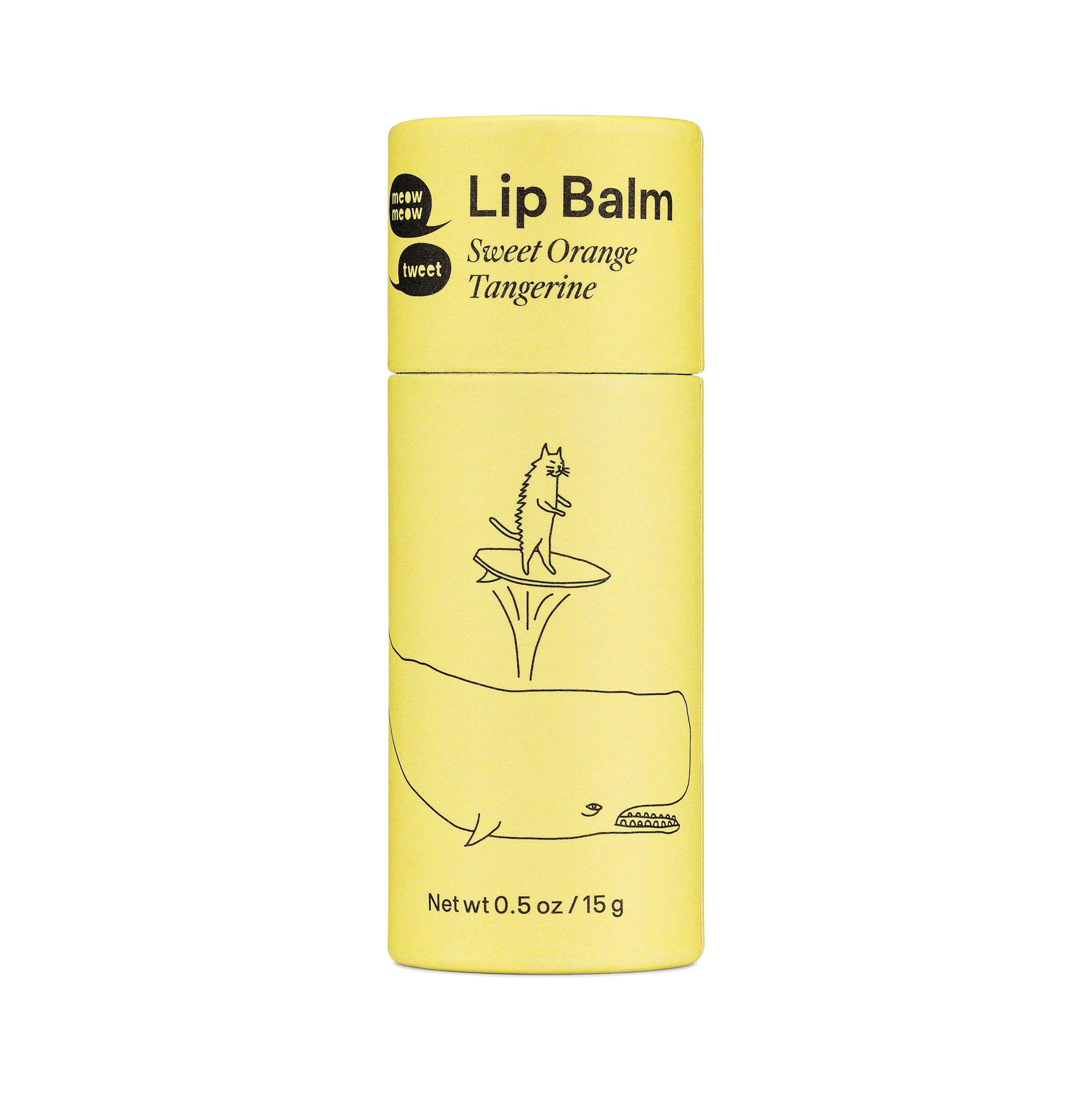 Lip Balm - Sweet Orange Tangerine by Meow Meow Tweet - Non-toxic, SLOW rated product free from harmful chemicals