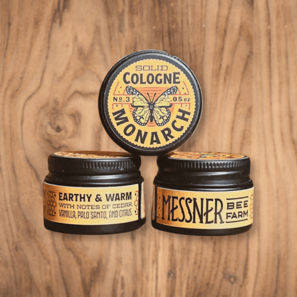 Solid Cologne – Monarch by MESSNER BEE FARM - Non-toxic Perfume + Cologne product rated SLOW by Million Marker, free from BPA, phthalates, and parabens