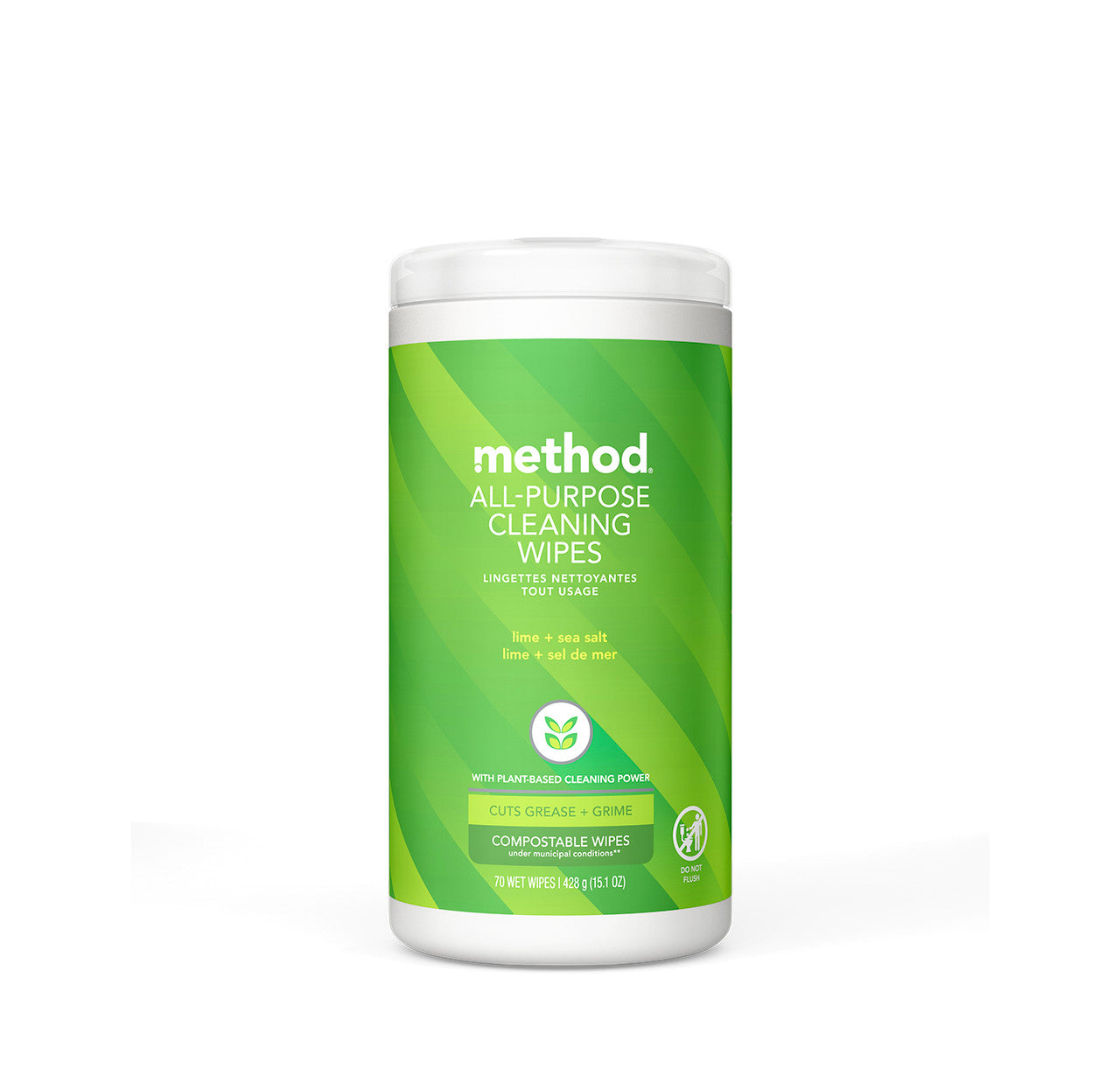 All Purpose Cleaning Wipes - Lime + Sea Salt by method - Non-toxic, STOP rated product free from harmful chemicals