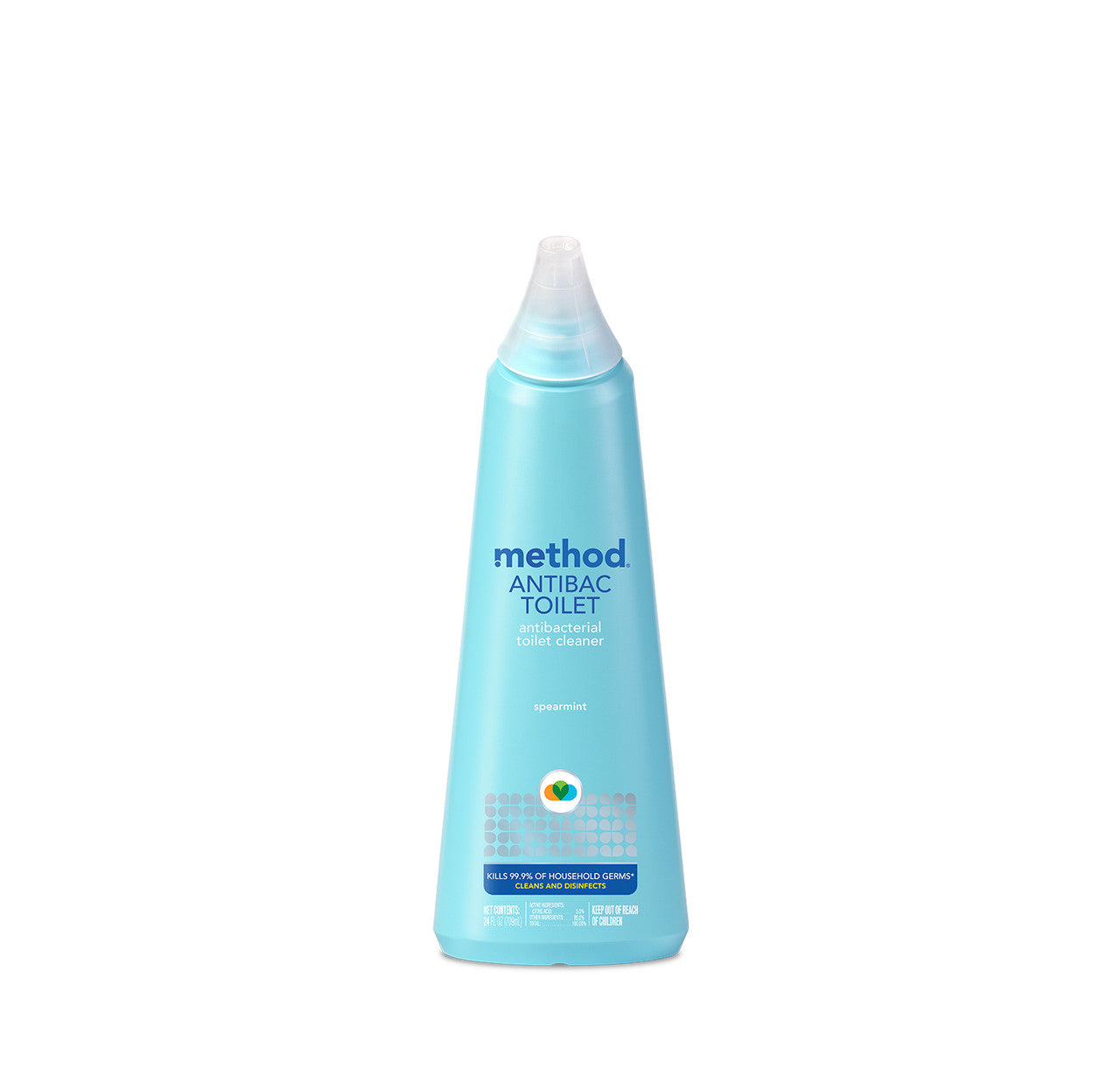 ANTIBAC Toilet Cleaner - Spearmint by method - Non-toxic, STOP rated product free from harmful chemicals