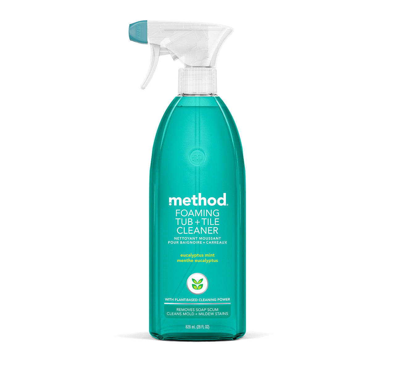 Foaming Tub & Tile Cleaner - Eucalyptus Mint by method - Non-toxic Household Cleaning Products product rated STOP by Million Marker, free from BPA, phthalates, and parabens