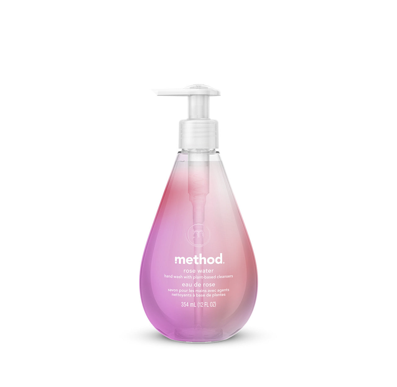 Gel Hand Wash - Rose Water by method - Non-toxic Soaps + Body Washes product rated STOP by Million Marker, free from BPA, phthalates, and parabens