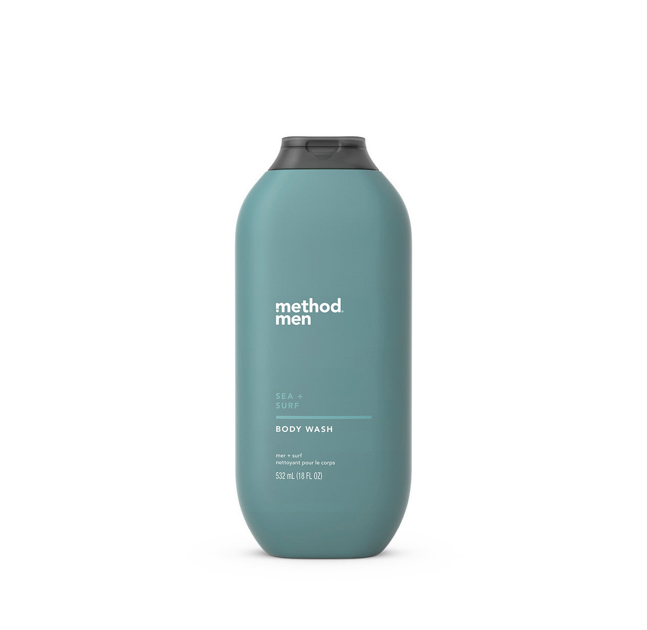 Men's Body Wash - Sea + Surf by method - Non-toxic Soaps + Body Washes product rated STOP by Million Marker, free from BPA, phthalates, and parabens