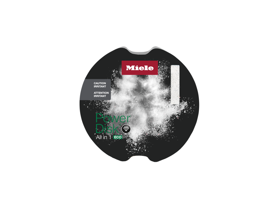 PowerDisk All in 1 ECO Dishwasher Detergent by Miele - Non-toxic Dish Soap + Detergent product rated STOP by Million Marker, free from BPA, phthalates, and parabens