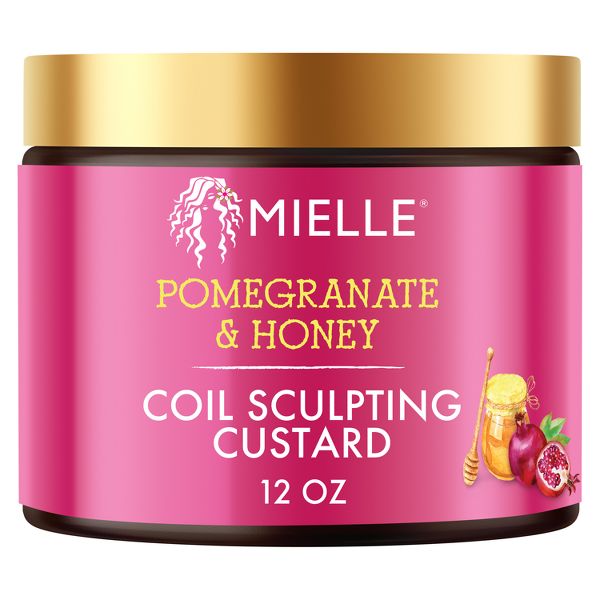 Pomegranate & Honey Coil Sculpting Custard by MIELLE - Non-toxic, STOP rated product free from harmful chemicals