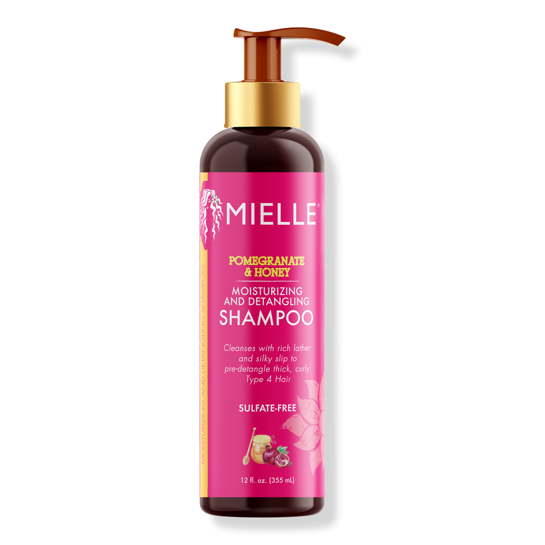 Pomegranate & Honey Moisturizing and Detangling Shampoo by MIELLE - Non-toxic, STOP rated product free from harmful chemicals