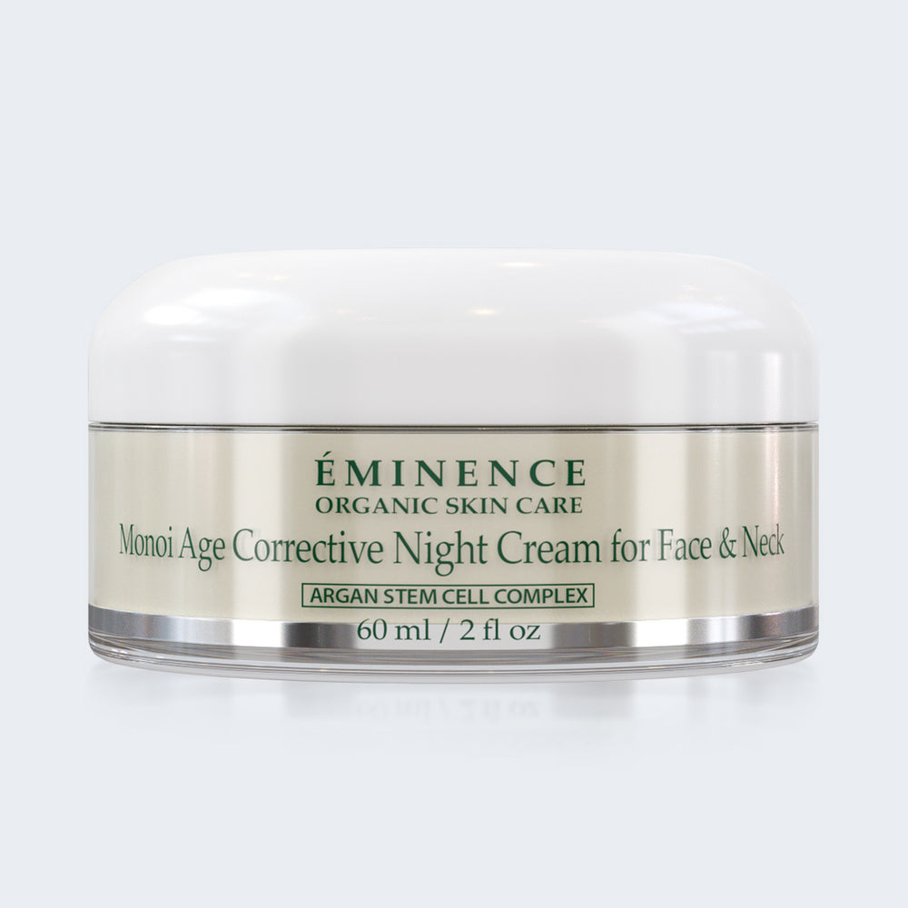 Monoi Age Corrective Night Cream for Face & Neck by ÉMINENCE ORGANIC SKIN CARE - Non-toxic, SLOW rated product free from harmful chemicals