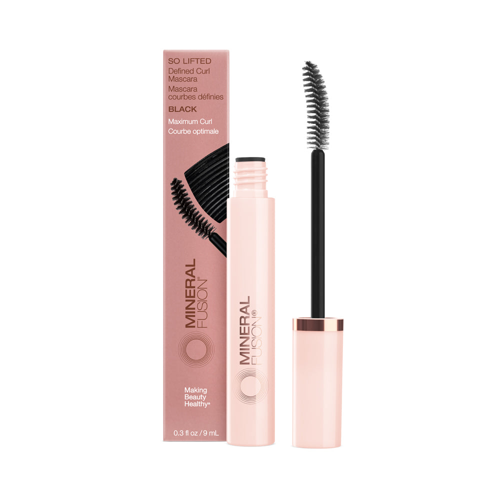 So Lifted Defined Curl Mascara – Black by MINERAL FUSION - Non-toxic, SLOW rated product free from harmful chemicals