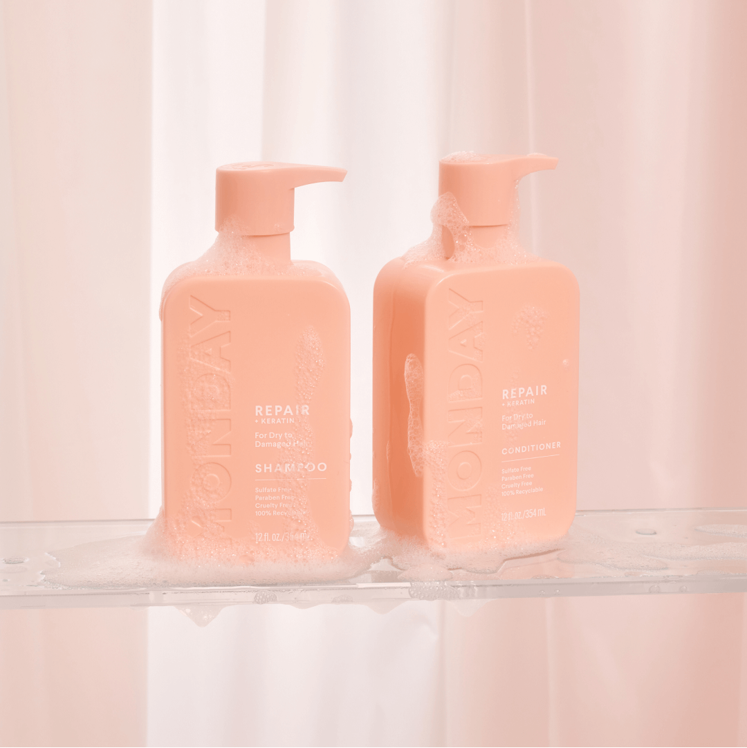 Repair + Keratin Conditioner by MONDAY - Non-toxic Shampoos + Conditioners product rated STOP by Million Marker, free from BPA, phthalates, and parabens