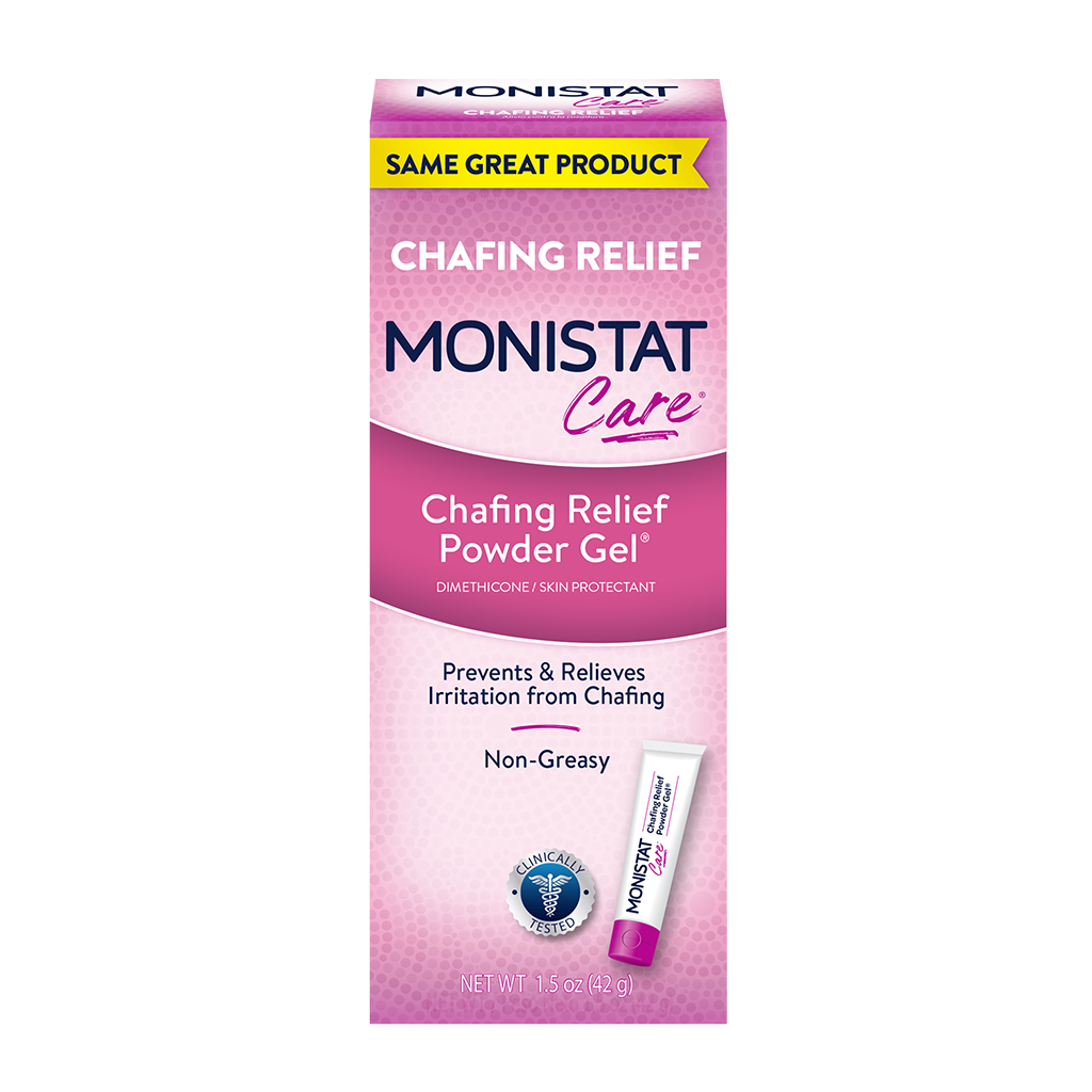 Care Chafing Relief Powder Gel by MONISTAT - Non-toxic, STOP rated product free from harmful chemicals