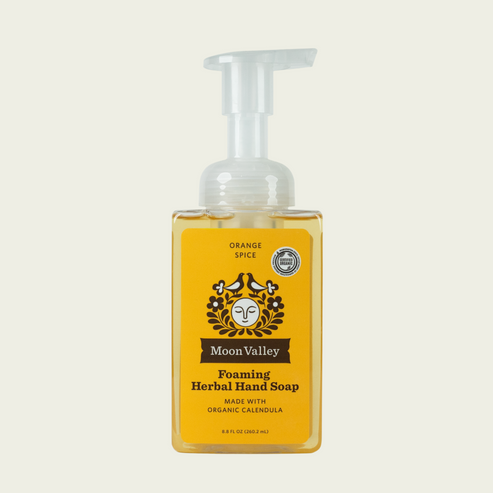 Orange Spice Foaming Herbal Hand Soap by Moon Valley - Non-toxic, SLOW rated product free from harmful chemicals