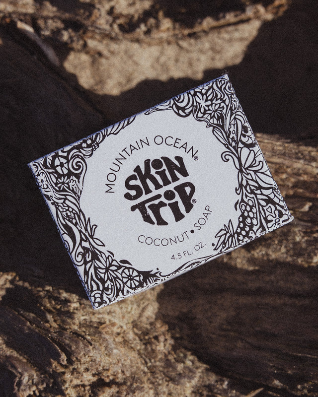 Skin Trip Soap – Coconut by MOUNTAIN OCEAN - Non-toxic Soaps + Body Washes product rated STOP by Million Marker, free from BPA, phthalates, and parabens