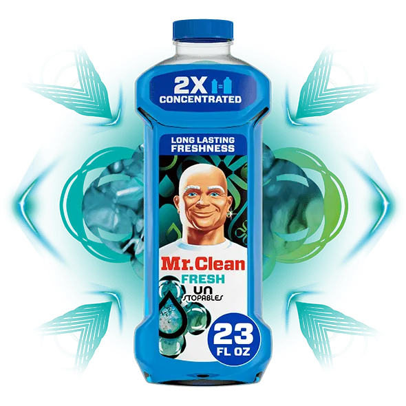 2X ConcentratedAll Purpose Cleaner – Fresh Unstopables by Mr. Clean - Non-toxic, STOP rated product free from harmful chemicals