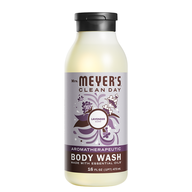 Body Wash – Lavender by Mrs. MEYER'S CLEAN DAY - Non-toxic Soaps + Body Washes product rated STOP by Million Marker, free from BPA, phthalates, and parabens